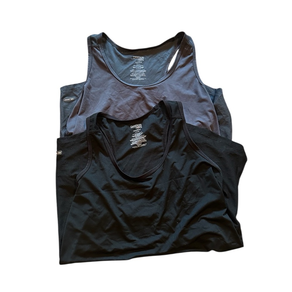 Gray and Black Tank Tops